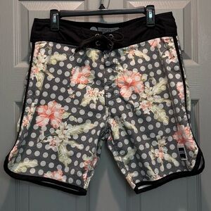 Ezekiel Floral Polka Dot Hybrid Shorts